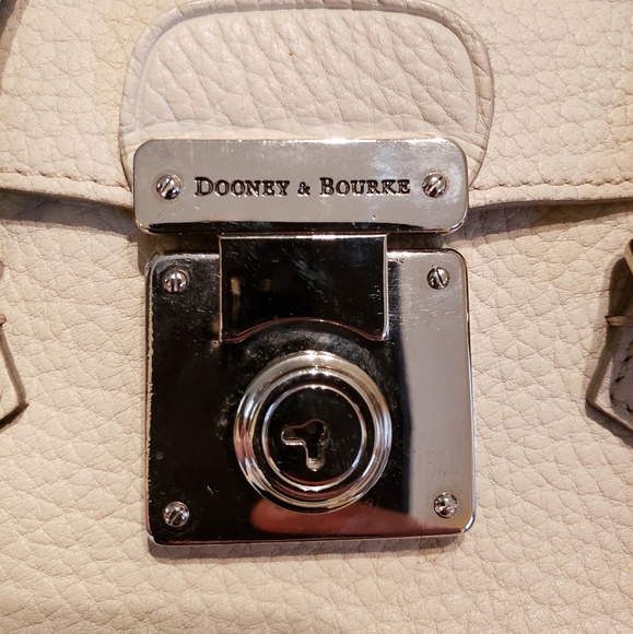 Dooney & Bourke Medium Leather Flap Satchel - Picture 5 of 8